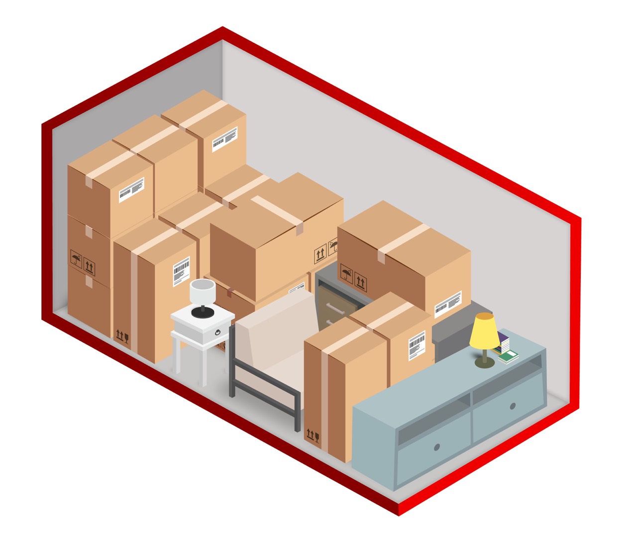 3d storage unit 5x10 5x10 storage unit
